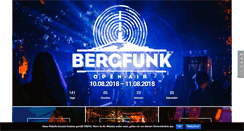 Desktop Screenshot of bergfunk-openair.de